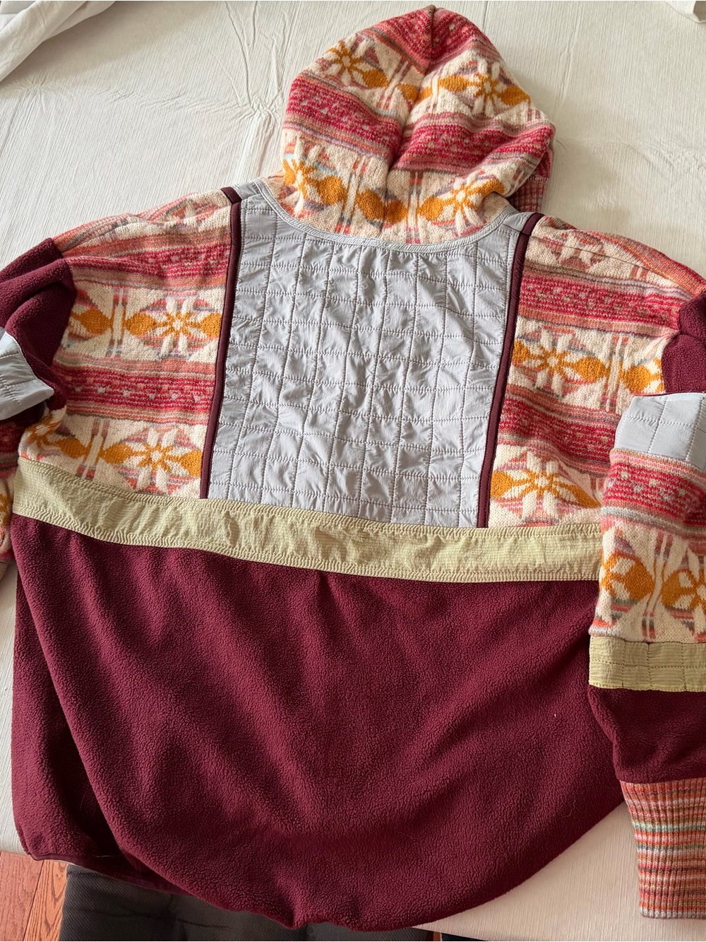 NWT! FP Movement Free People To The Peak Quarter Zip  in Mahogany New 🌷 - Picture 6 of 13